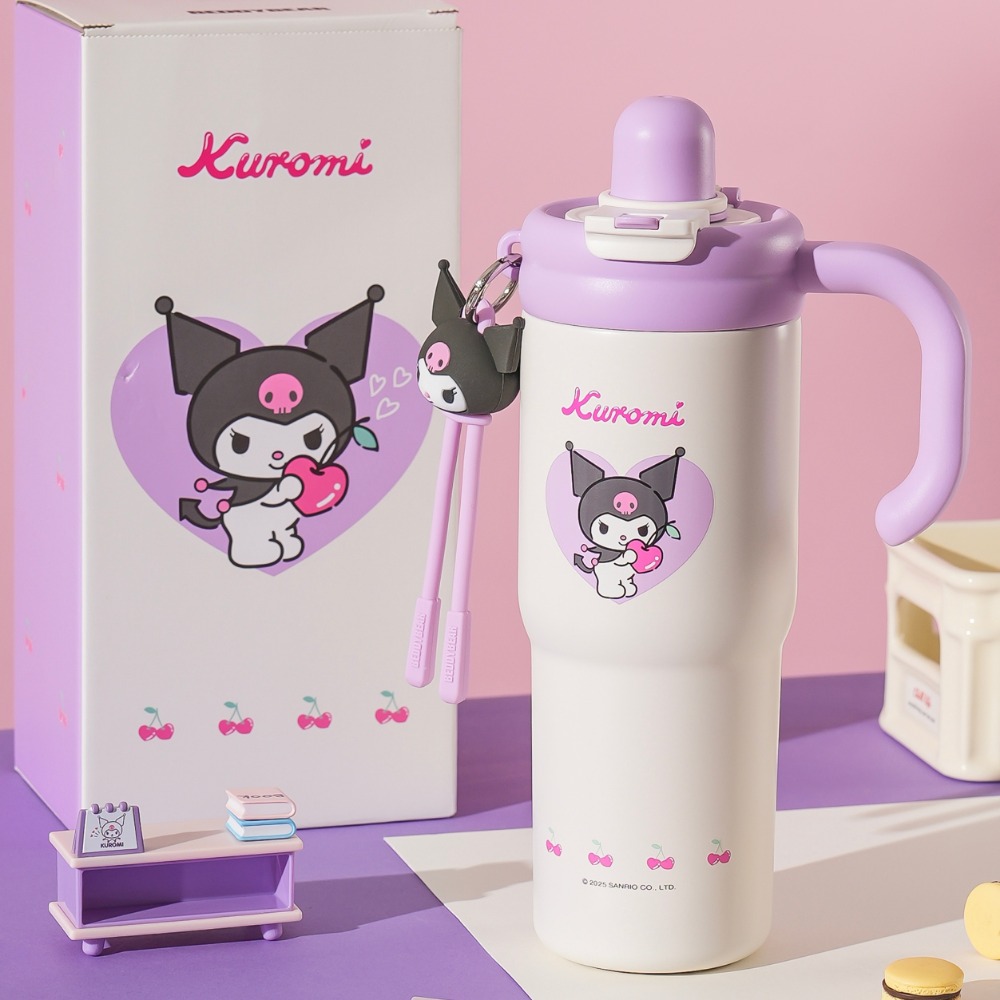 【杯具熊】正版 三麗鷗 內海保溫杯款式 庫洛米 保溫杯 保溫瓶 水杯 水壺 680ml 韓國品牌 送禮-規格圖5