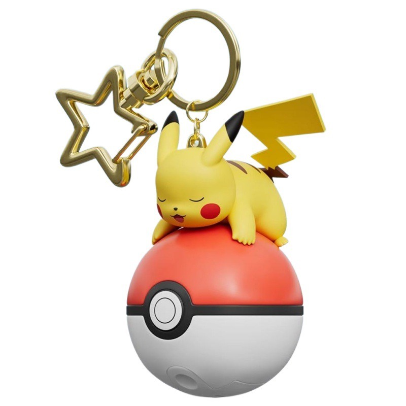 【冉紅】正版 萌萌发光系列 掛件 寶可夢 卡通精灵球鑰匙扣 神奇宝贝 包包掛飾 吊飾 送禮-細節圖5