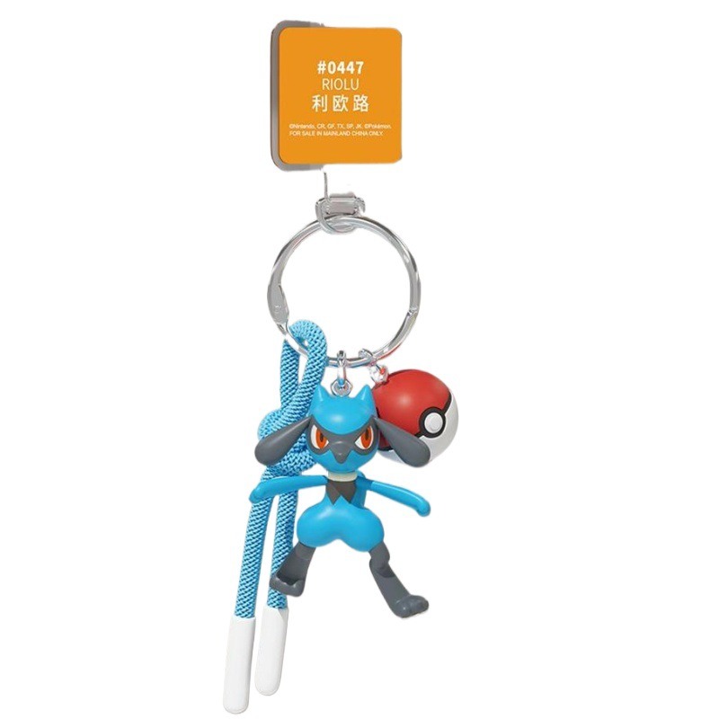 【冉紅】正版 寶可夢 神奇宝贝 鑰匙扣 宠物小精灵 立体挂件 汽車鑰匙扣 送禮-細節圖5