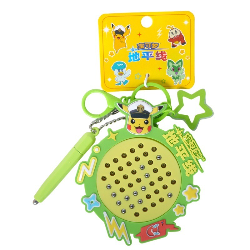 【冉紅】正版 寶可夢 解压磁吸钢珠画板鑰匙扣 卡通玩具 包包掛飾  書包掛件 吊飾 送禮-細節圖5
