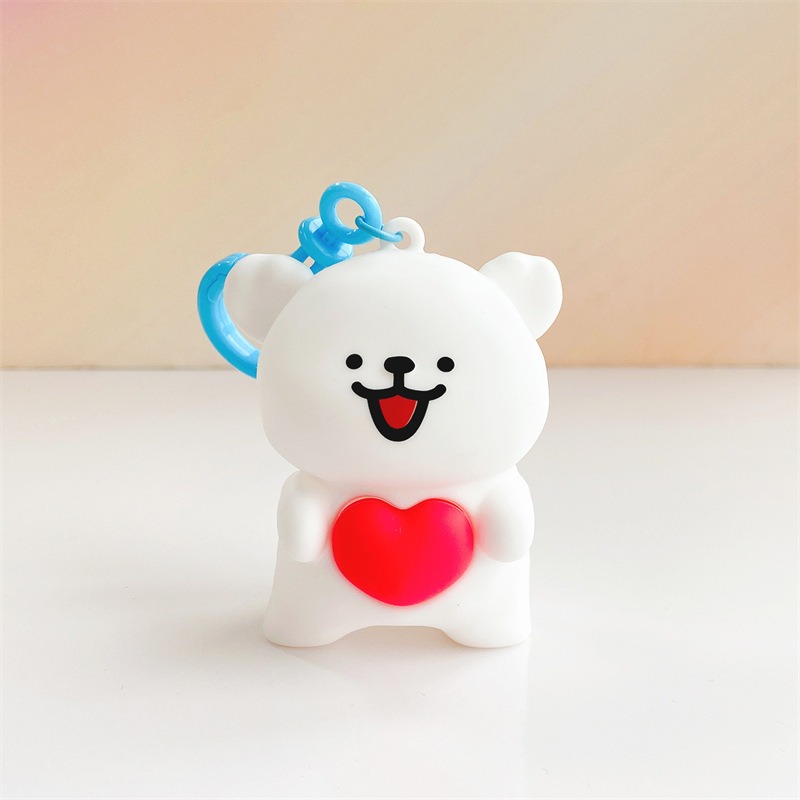 送你小心心白色