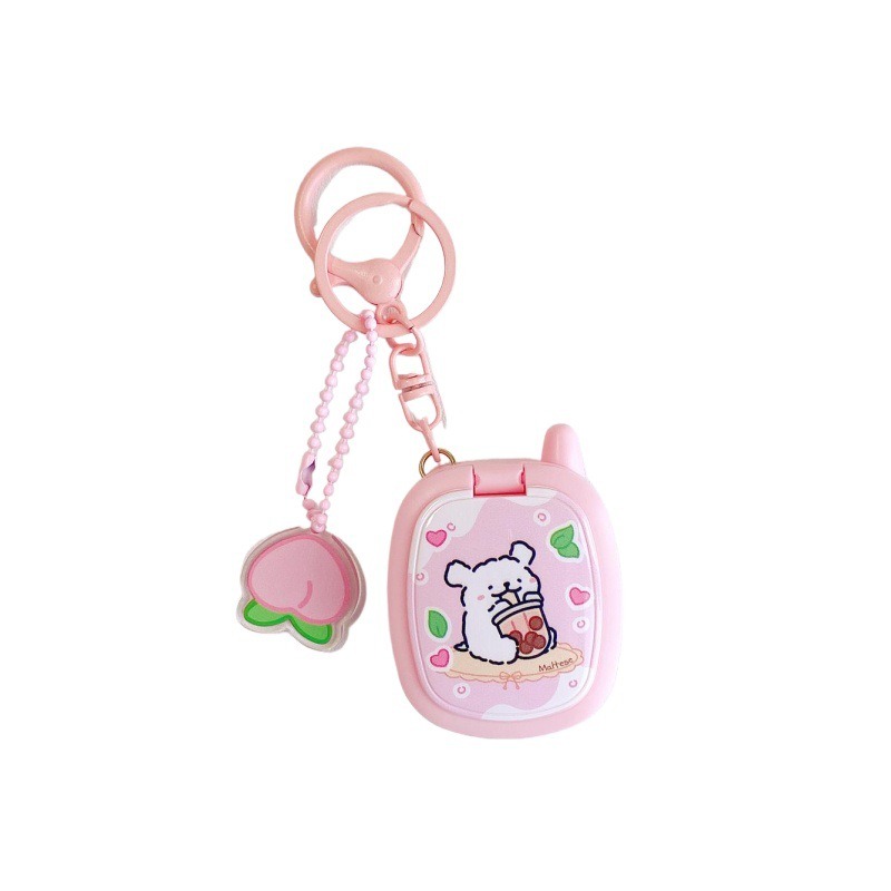 【冉紅】正版 線條小狗 游戏機系列 鑰匙扣 公仔情侣书包小掛件 掛飾链 吊飾 送禮-細節圖5