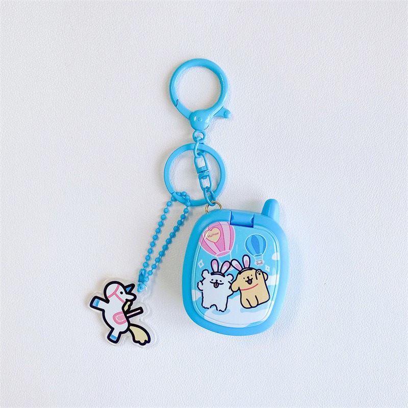 【冉紅】正版 線條小狗 游戏機系列 鑰匙扣 公仔情侣书包小掛件 掛飾链 吊飾 送禮-規格圖5