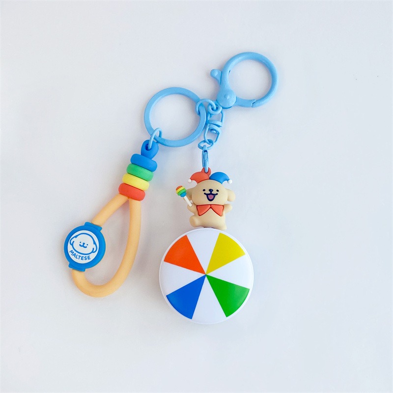 【冉紅】正版 線條小狗 游乐马戏系列 可爱防丢包包鑰匙扣 掛件 掛绳 配饰 送禮-規格圖5