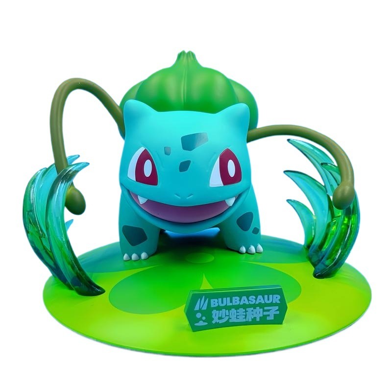 【冉紅】正版 寶可夢 初代 小火龍 傑尼龜 妙蛙種子 公仔 擺件 送禮-細節圖5