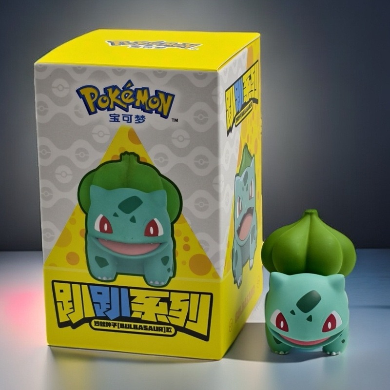 正版 宝可梦 趴趴系列摆件 皮卡丘 耿鬼 手办公仔 桌面车载潮玩礼物 送礼-規格圖5