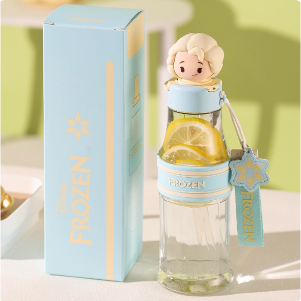 【杯具熊】正版 迪士尼 激浪雙飲杯款式 艾莎公主 保溫杯 保溫瓶 水杯 水壺 630ml 韓國品牌 送禮-細節圖2