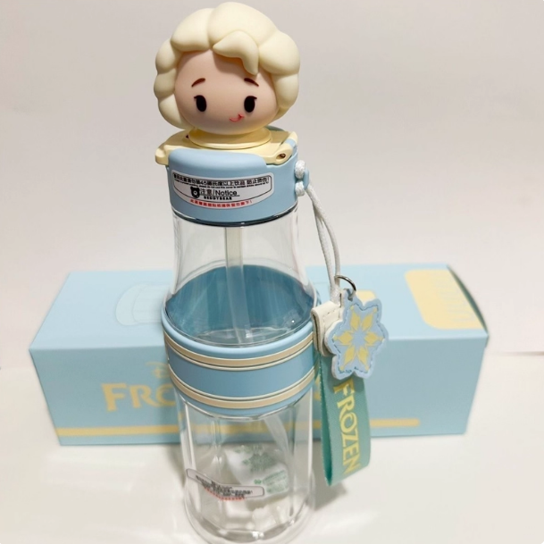 【杯具熊】正版 迪士尼 激浪雙飲杯款式 艾莎公主 保溫杯 保溫瓶 水杯 水壺 630ml 韓國品牌 送禮-細節圖3