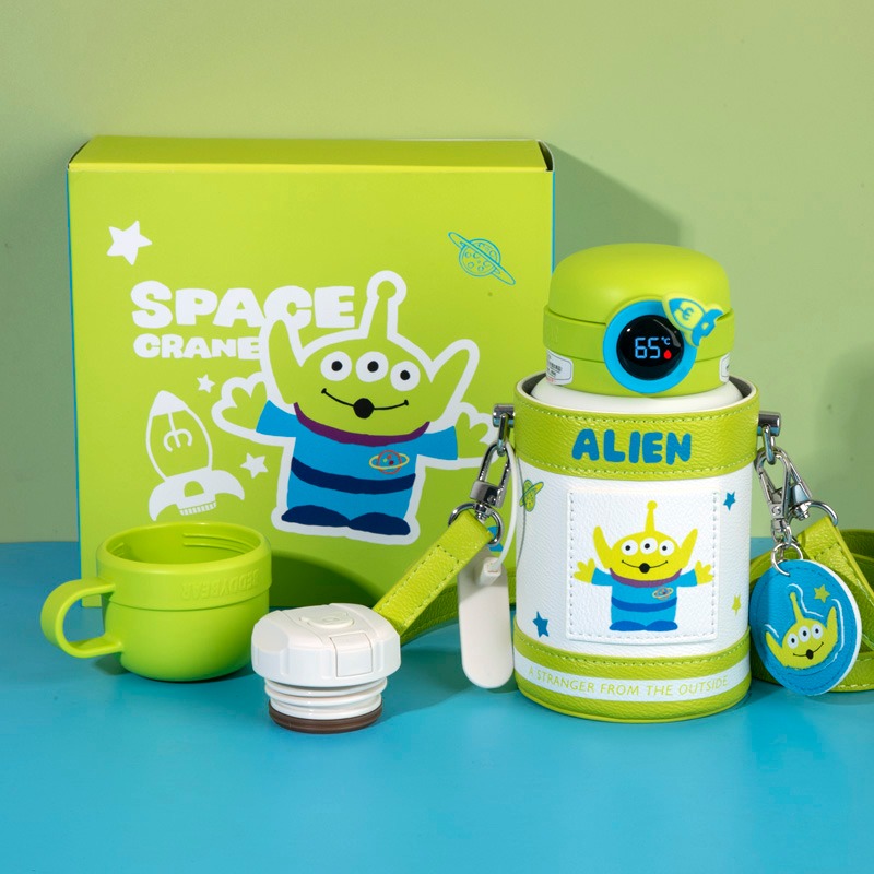 【杯具熊】正版 迪士尼 圈圈兒童壺款式 三眼仔 保溫杯 保溫瓶 水杯 水壺 480ml 韓國品牌 送禮-規格圖5