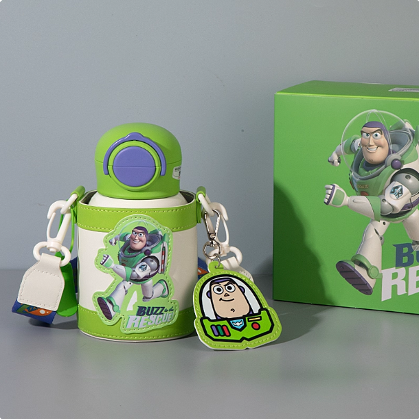 【杯具熊】正版 迪士尼 妙趣兒童杯款式  巴斯光年 保溫杯 保溫瓶 水杯 水壺 480ml 韓國品牌 送禮-細節圖2