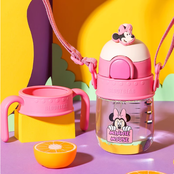 【杯具熊】正版 迪士尼 火箭學飲杯款式 米奇米妮  保溫杯 保溫瓶 水杯 水壺 500ml 韓國品牌 送禮-細節圖2