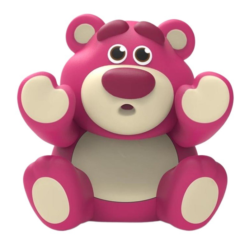 【冉紅】正版 名创优品 迪士尼 草莓熊储存罐 玩偶擺件 存钱罐 送礼-細節圖5