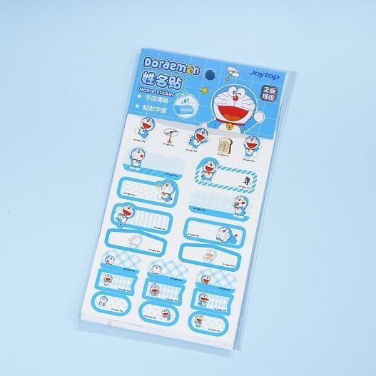 【Joytop悦木】哆啦A梦-姓名贴紙 小学生必备姓名贴纸 書包姓名貼 卡通創意貼紙 送禮-細節圖2