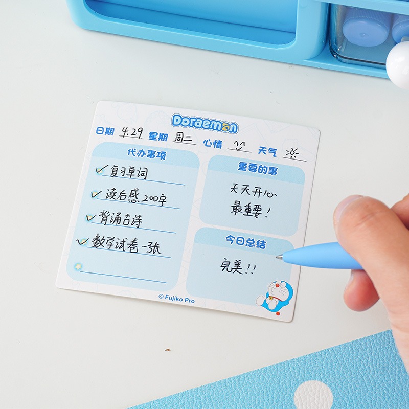 【Joytop悦木】哆啦A梦-多功能收纳盒 正版 学生桌面收纳盒 筆盒 筆筒 送禮-細節圖3