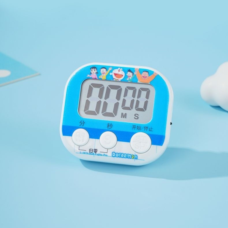 【Joytop悦木】哆啦A夢-磁吸計时器  可調節時分秒 新款哆啦A夢正版磁吸計时器 送禮-細節圖4