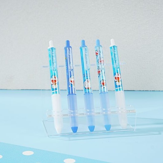 【Joytop悦木】哆啦A梦-双层短款按动中性笔插盒装 黑色筆芯 筆頭0.5mm 卡通按动中性笔 送禮-細節圖3