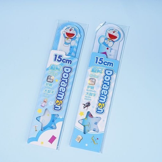 【Joytop悦木】哆啦A梦-亚克力造型尺（15cm）卡通造型尺子 学生文具 送禮-細節圖2