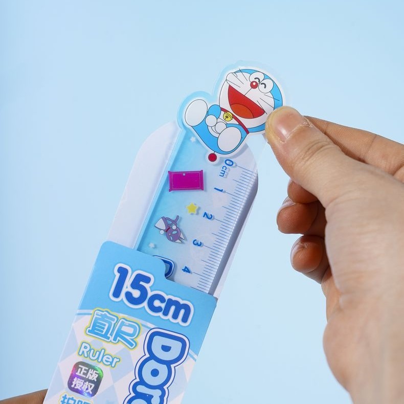【Joytop悦木】哆啦A梦-亚克力造型尺（15cm）卡通造型尺子 学生文具 送禮-細節圖4