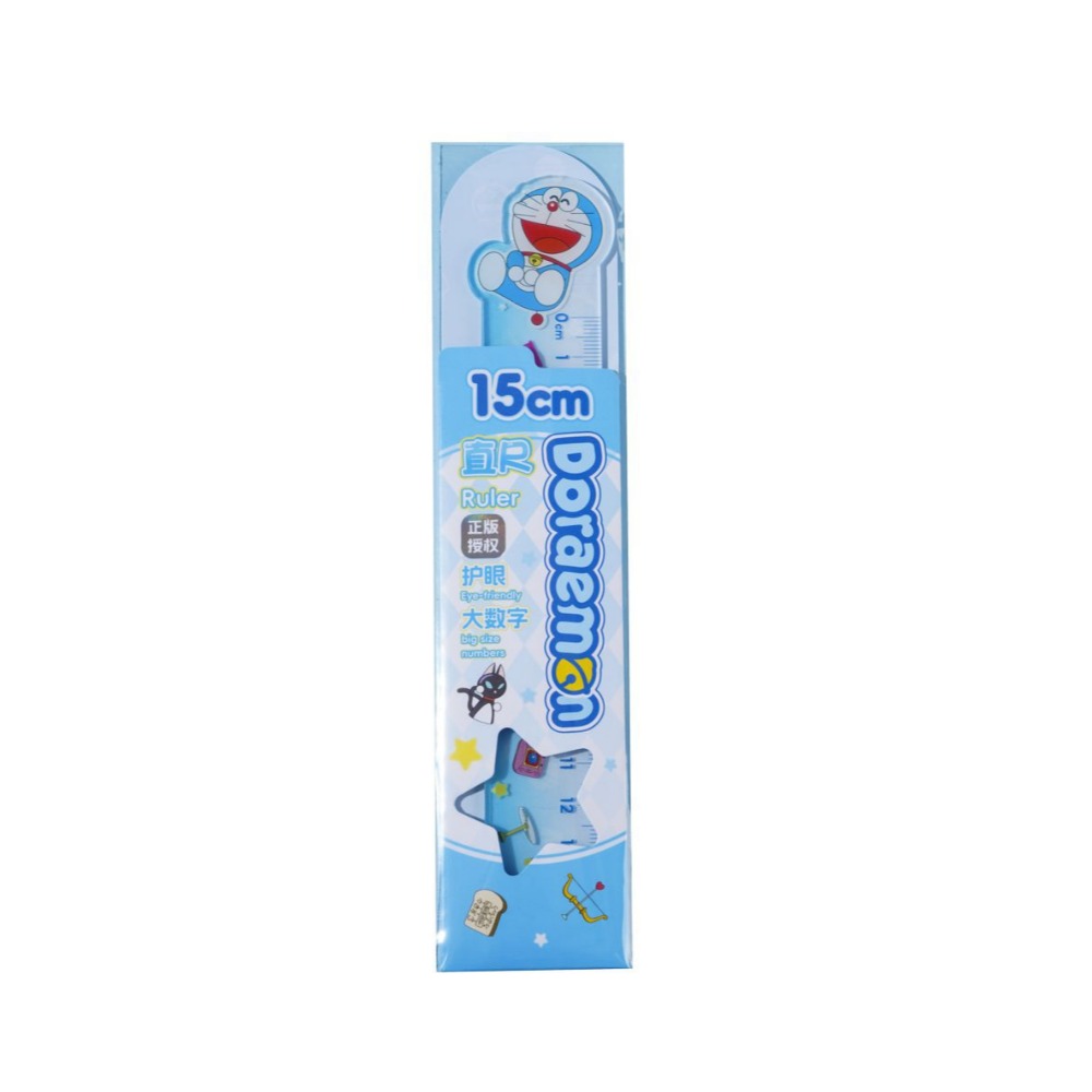 【Joytop悦木】哆啦A梦-亚克力造型尺（15cm）卡通造型尺子 学生文具 送禮-規格圖5