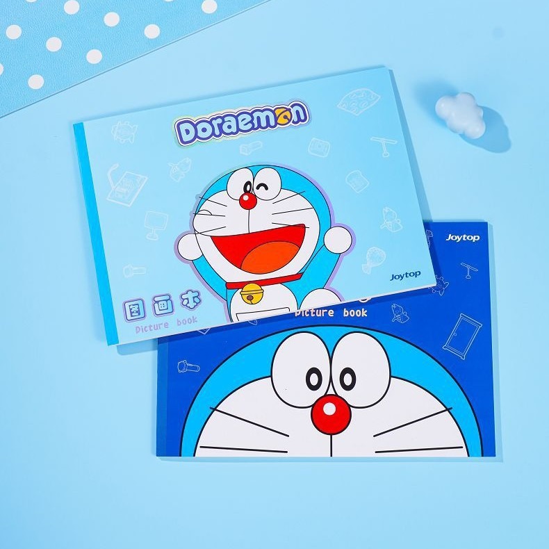 【Joytop悦木】哆啦A夢-图畫本A4 繪畫本 高颜值学生作业办公书写顺滑横線 送禮-細節圖4