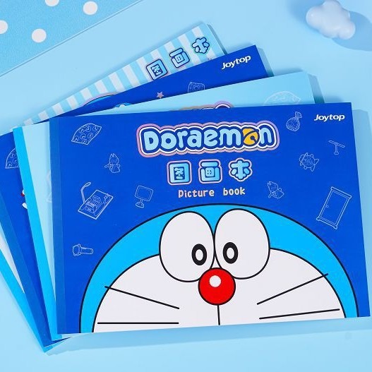 【Joytop悦木】哆啦A夢-图畫本A4 繪畫本 高颜值学生作业办公书写顺滑横線 送禮-細節圖5
