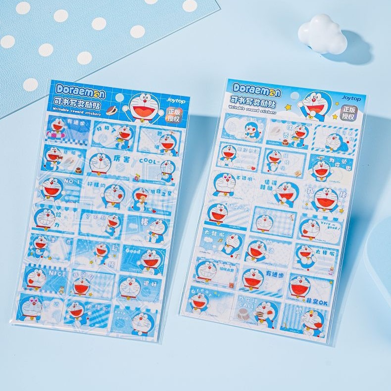 【Joytop悦木】哆啦A夢-可书写奖励贴 小学生必备哆啦A夢貼紙系列 送禮-細節圖2