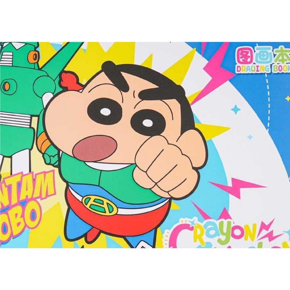 【Joytop悦木】蠟筆小新玩趣系列-A4图画本 填色绘画本 儿童画画本 送禮-規格圖5