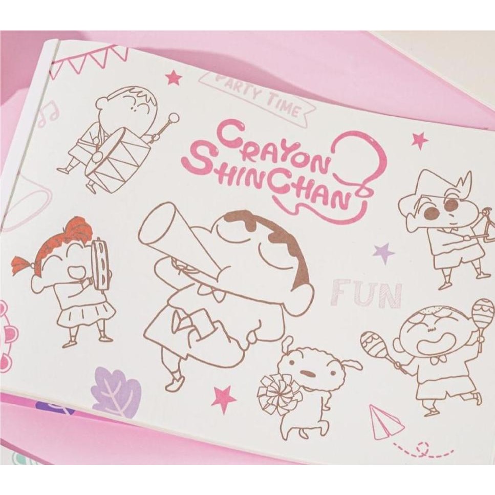 【Joytop悦木】蠟筆小新 快乐小新-图画本A4 蠟筆小新画画本 儿童学生绘画本 送禮-細節圖3