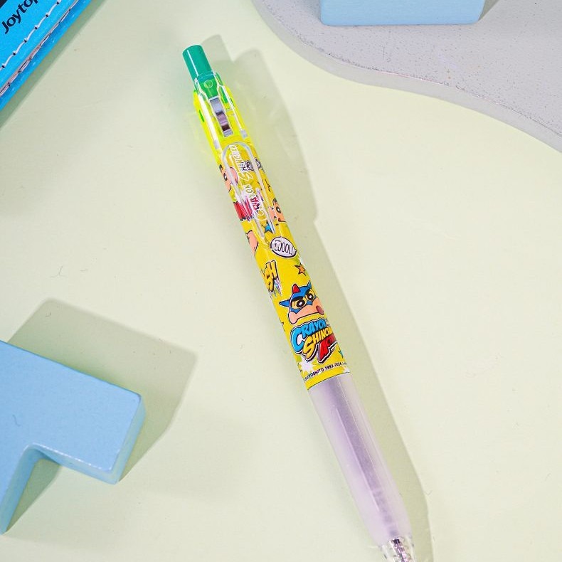 蠟筆小新-按动中性笔（綠色）