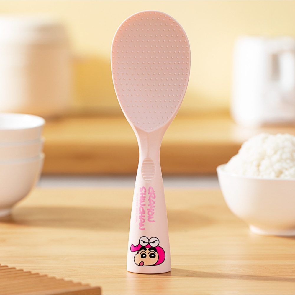 【現貨】正版 蠟筆小新 可立硅膠飯勺 盛飯 鏟子 小白 新之助 送禮 餐具 廚具 烹飪 挖飯匙 飯勺 煮飯 伴糖-細節圖2