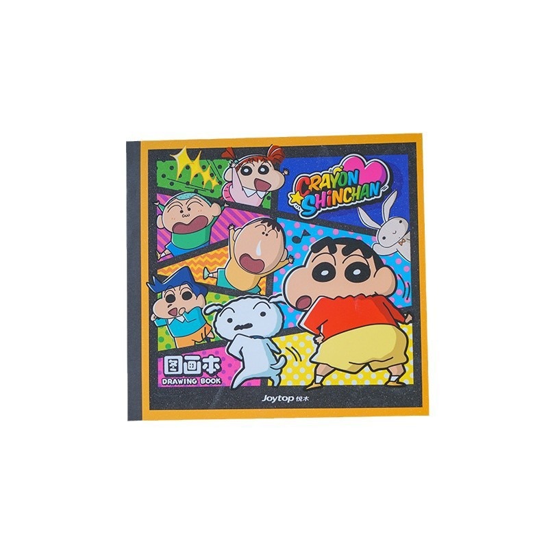 【Joytop悦木】蠟筆小新 漫画系列-方形图画本 填色图画本 卡通画画本 送禮-細節圖5