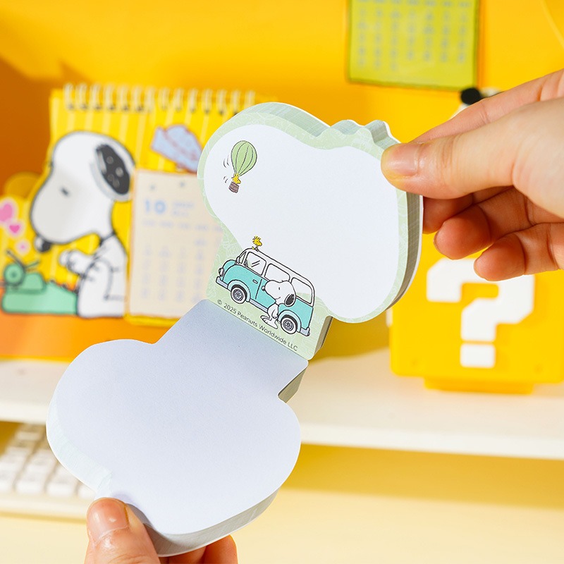 【Joytop悦木】史努比 奇遇记－－－異形便簽本 口袋本 便利貼 送禮-細節圖3