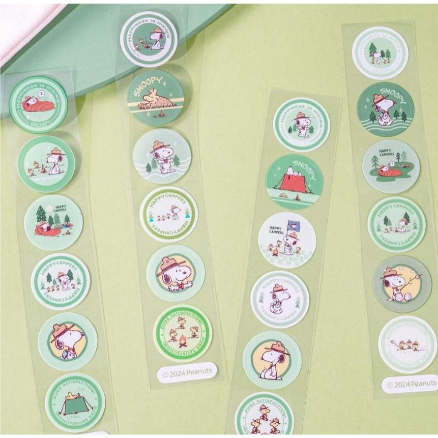 【Joytop悦木】史努比 野营日记-信封信纸套装 动漫卡通小众礼物 送禮-細節圖4