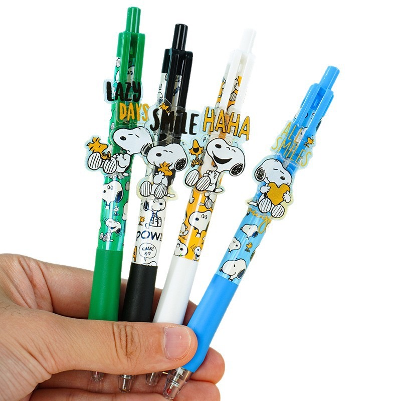 【Joytop悦木】史努比 线条生活-推推乐中性筆插盒装 筆頭0.5mm 送禮-細節圖5