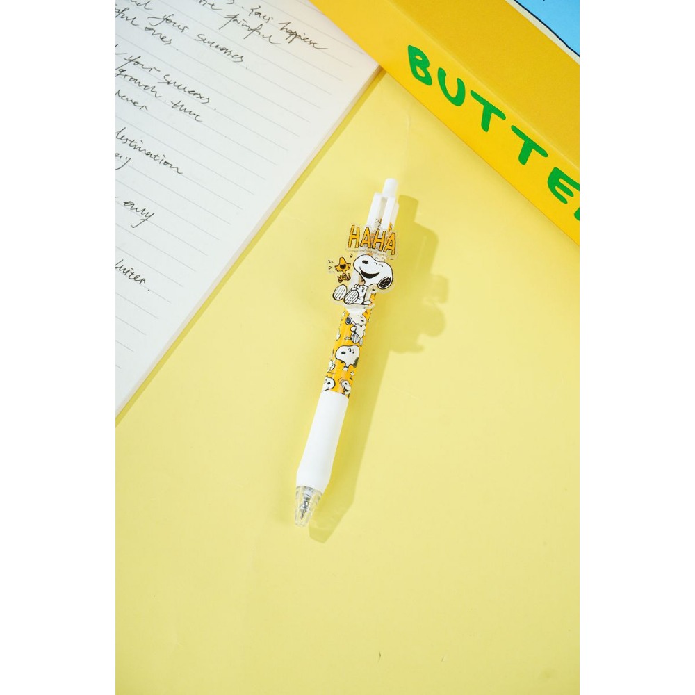 【Joytop悦木】史努比 线条生活-推推乐中性筆插盒装 筆頭0.5mm 送禮-規格圖5