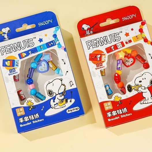 【Joytop悦木】史努比 音乐会-手串贴纸 高颜值卡通动漫手串贴纸 送禮-細節圖2