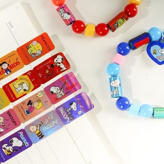【Joytop悦木】史努比 音乐会-手串贴纸 高颜值卡通动漫手串贴纸 送禮-細節圖3