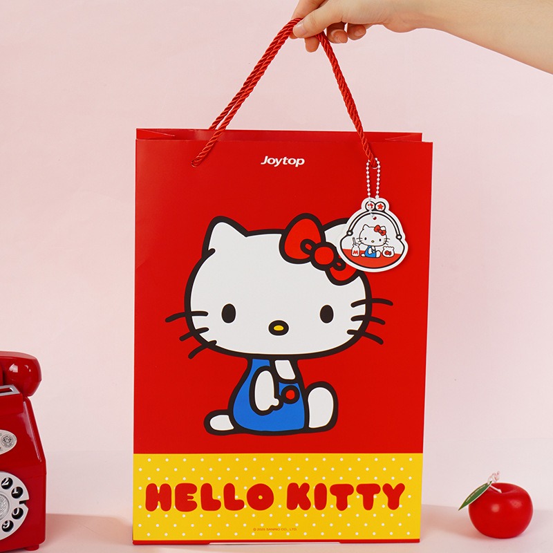 【Joytop悦木】凯蒂猫 萌动系列-礼品袋（大号）禮品盒 送禮-細節圖5