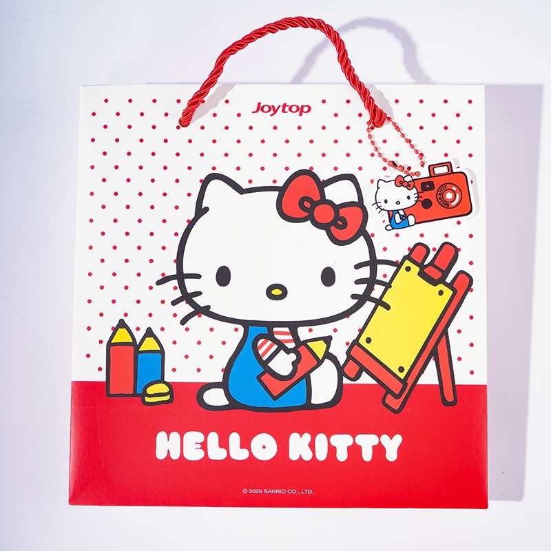 【Joytop悦木】凯蒂猫 萌动系列-礼品袋（中号） 送禮-規格圖5