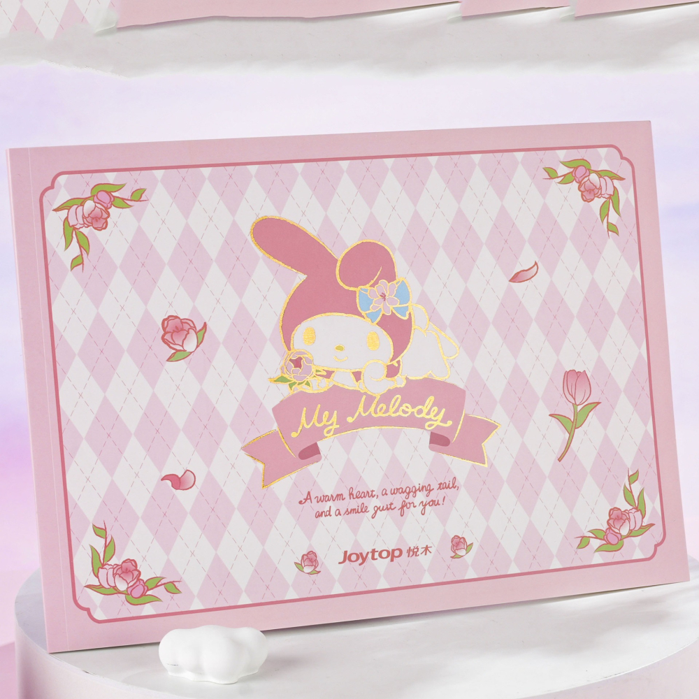 【Joytop悦木】三麗鷗 魔法花园-图画本A4 学生画画本  绘画练习册 送禮-細節圖3