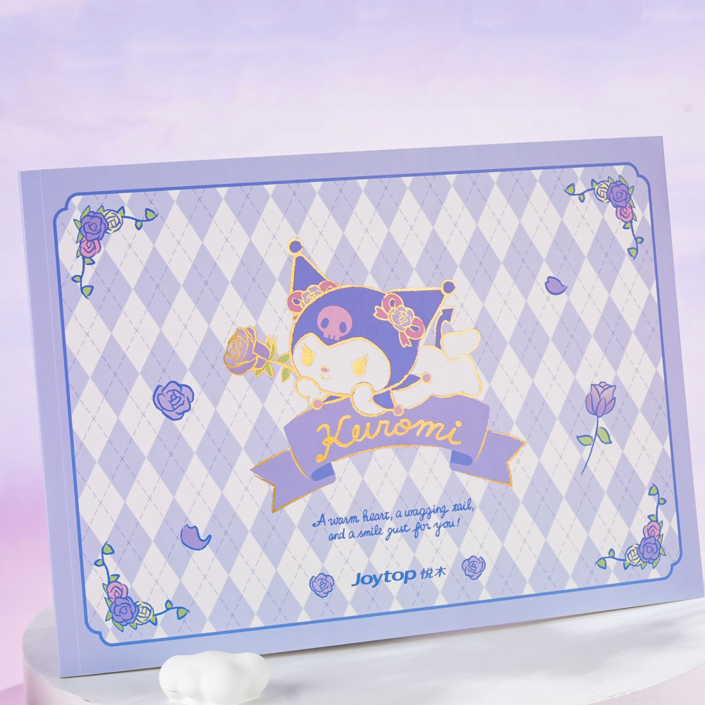 【Joytop悦木】三麗鷗 魔法花园-图画本A4 学生画画本  绘画练习册 送禮-細節圖4