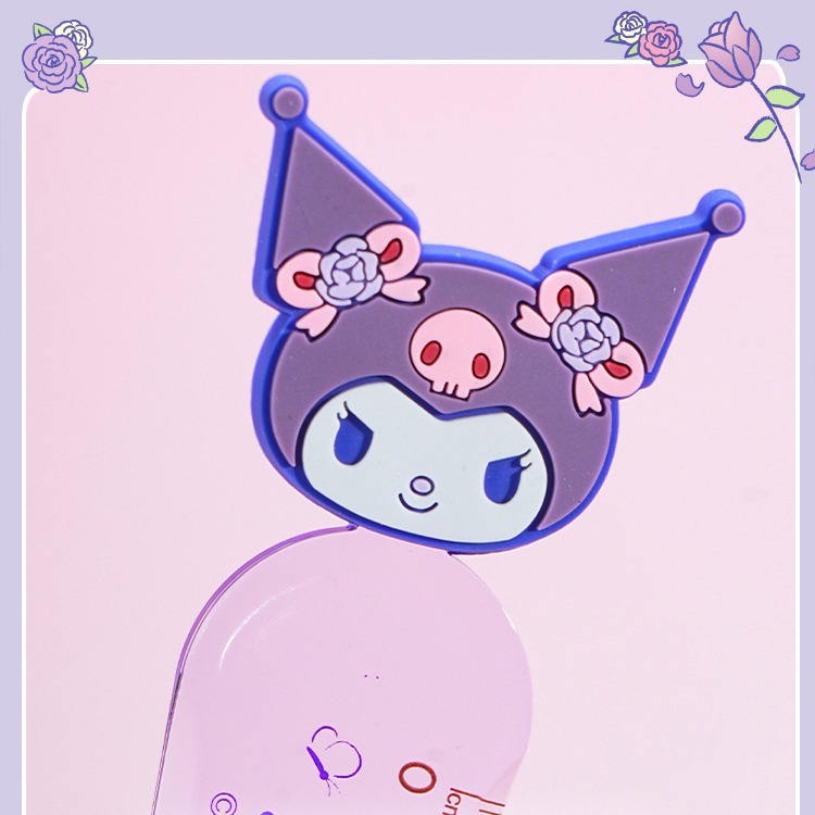 【Joytop悦木】三麗鷗 魔法花园-软胶造型尺 三麗鷗卡通透明学生测量工具尺 送禮-細節圖2