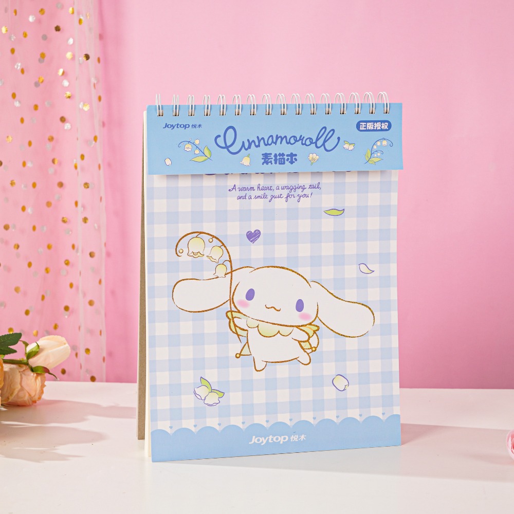 【Joytop悦木】三麗鷗 魔法花园-素描本A4 空白图画本 美术生专用速写本 送禮-規格圖5