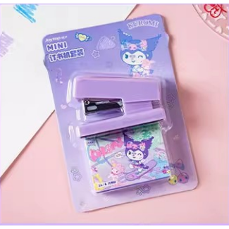【Joytop悦木】三麗鷗 JK学院-MINI订书机套装 干净 创意 卡通 学生文具 送禮-規格圖5