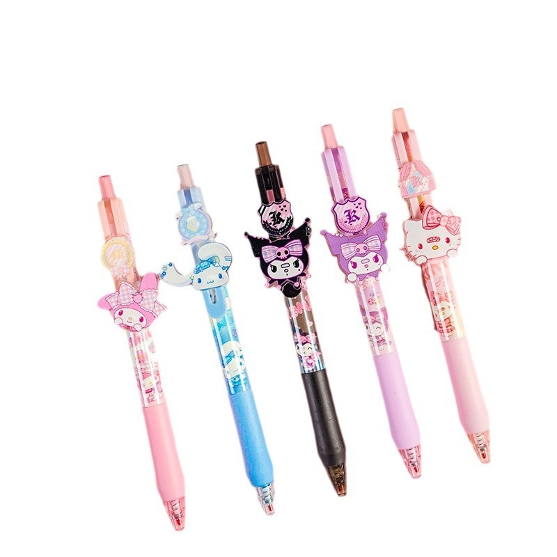 【Joytop悦木】三麗鷗 JK学院-推推乐按动中性筆插盒装 水筆高颜值 送禮-細節圖5