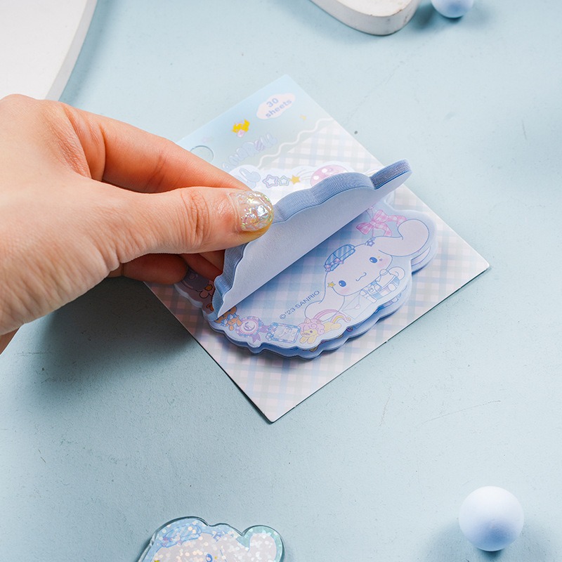 【Joytop悦木】三麗鷗 JK学院-便利贴 庫洛米联名卡通可爱便签纸 可撕留言贴 送禮-細節圖4