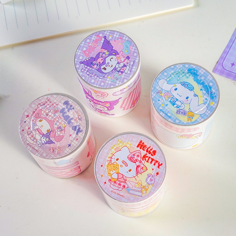 【Joytop悦木】三麗鷗 JK学院-可书写胶带 新品 全套 可爱 卡通创意 送禮-細節圖2