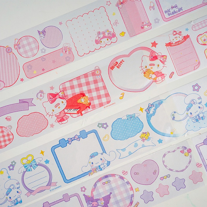 【Joytop悦木】三麗鷗 JK学院-可书写胶带 新品 全套 可爱 卡通创意 送禮-細節圖3