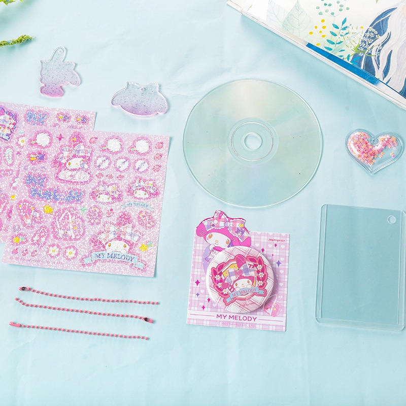 【Joytop悦木】三麗鷗 JK学院-CD盒咕卡套装 情侣 新款 可爱 创意 送禮-細節圖3