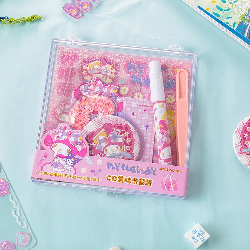 【Joytop悦木】三麗鷗 JK学院-CD盒咕卡套装 情侣 新款 可爱 创意 送禮-規格圖5